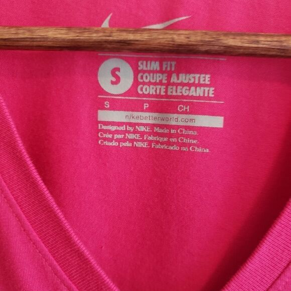 Nike Pink Slim Fit Tee - Picture 3 of 3